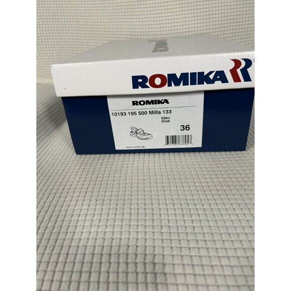 Romika Shoes Milla 133 Blue Comfortable Clogs, Size EU36, US 5.5, NWB - Picture 7 of 7